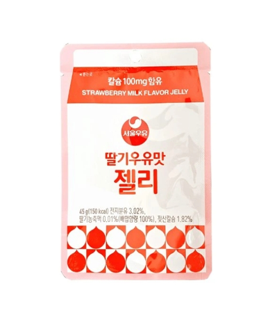 żelki o smaku Mleczno-Truskawkowym 45g SEOUL MILK