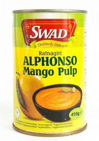 Pulpa Alphonso mango puree 450 g SWAD