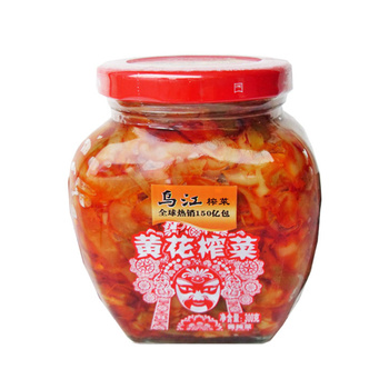 zha cai, marynowany warzyw z daylily pikantne 300g WU JIANG