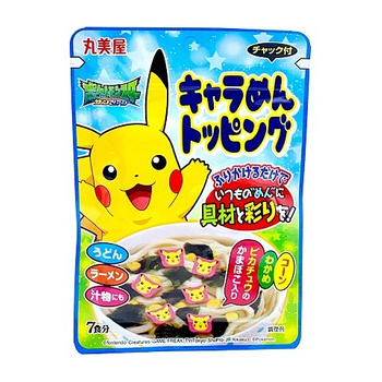 Pokemon Pikachu Noodle Topping, dodatek do zupek 12g MARUMIYA