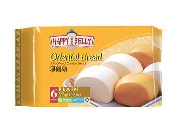 Frozen plain bread Chinese Style 300g HAPPY BELLY