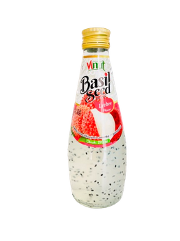 lychee drink with basil seeds 290ml VINUT