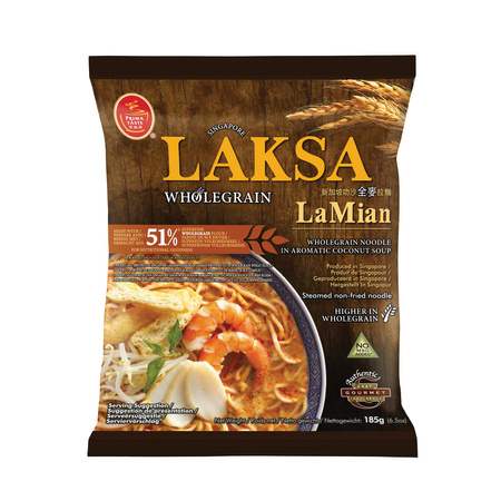 zupa makaron LAKSA z makaronem pełnoziarnistym lekko ostry 185g PRIMA TASTE