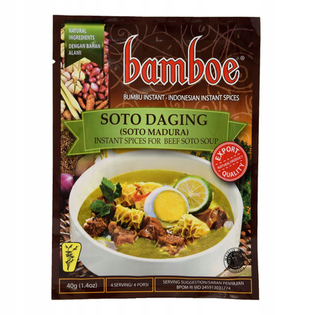 pasta do zupa Soto daging 40g BAMBOE