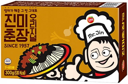 Jinmi Jjajang soy paste with red beans 300g