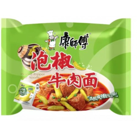 instant noode soup beef flavour with pickled chili 104g MASTER KONG