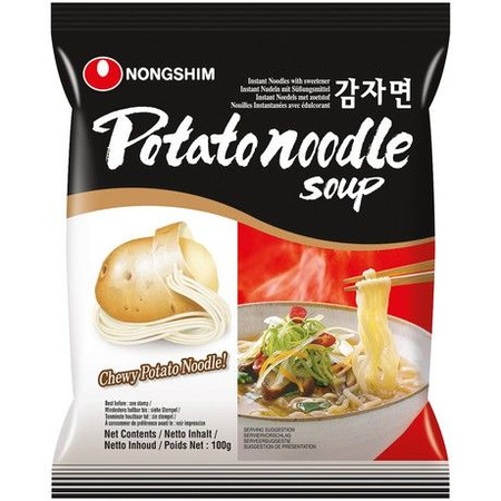 Zupa z Makaronem Ziemniaczanym lekko pikantna 100g Nongshim