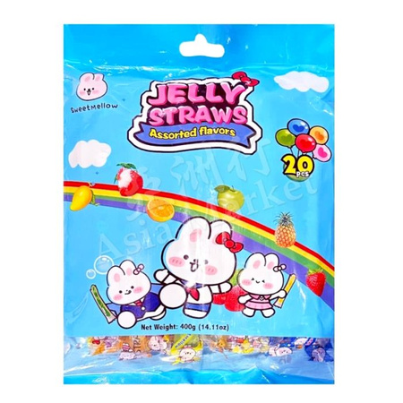 Galaretki Jelly Straws Galaretki 400g TXMM