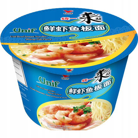 UNIF Zupa Makaron Shrimp Krewetkowe łagodny 108g TONGYI