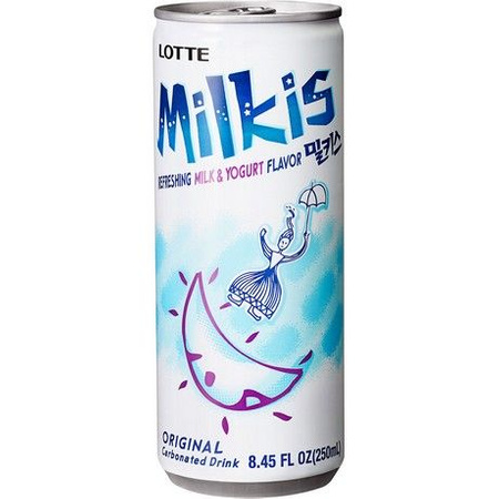 LOTTE Milkis Milk and Jogurt Flavour Soda Drink 250ml