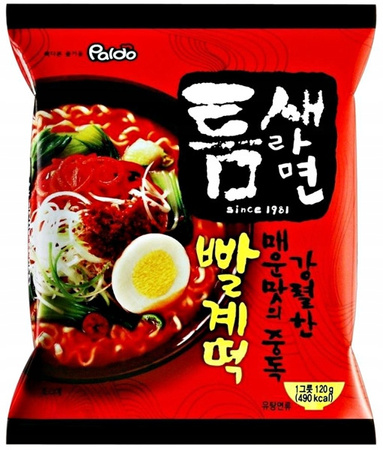 Instant teumsae ramen soup very hot & spicy Paldo 120 g