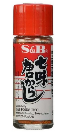 Japanese chili seasoning nanami togarashi 15g