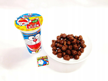 Lotte Doraemon JAPOŃSKIE chrupki kukurydziane w czekoladzie, 37g