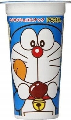 LOTTE Doraemon japanese Corn Snacks in chocolate, 37g