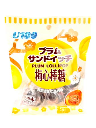 Lollipop with brown sugar and ume plums 84g U100