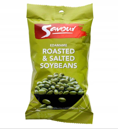 Fried& Salted Edamame snack 100g SAVOUR