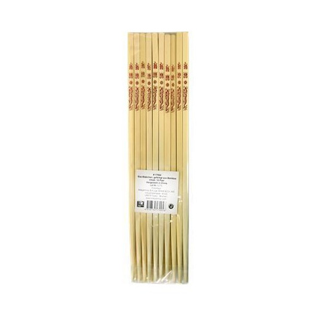 Bamboo Chopsticks Unpainted 10 Pairs 