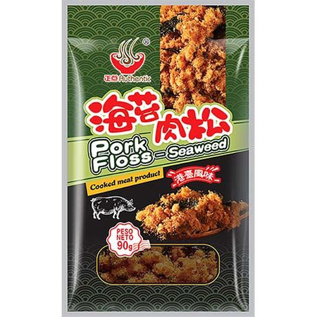 Pork Floss z nori, przyprawione 90g AUTHENTIC