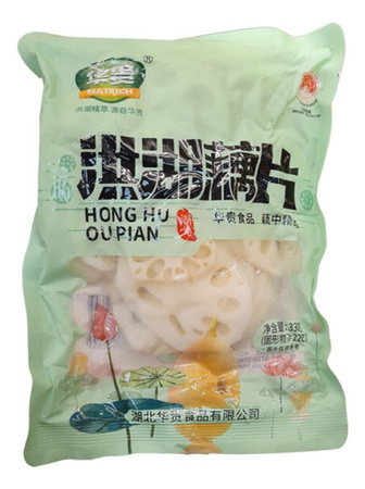 Lotus root in water sliced 330g HUAGUI