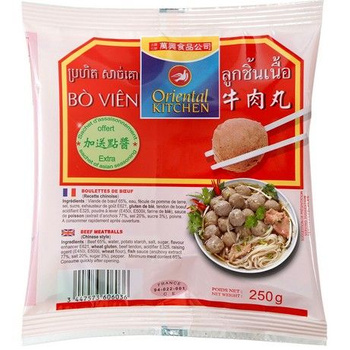 Frozen Beef Ball  250g Oriental Kitchen