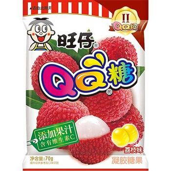 WANT WANT Lychee Flavour Gummy Candy 70g