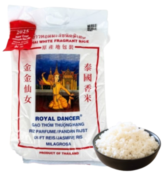 Jasmine rice long grain 4.54kg Royal Dancer (2025)