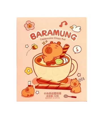 AIYIKE Capybara Cappucino Crispy Roll 32g