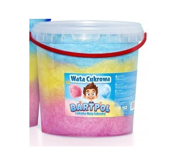 COTTON CANDY Colorful Rainbow Bucket 1L BARTPOL