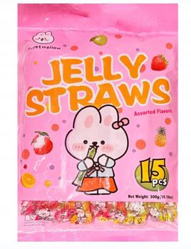 galaretki jelly straws owocowe mix 300g TXMM