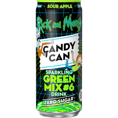 Candy Can carbonated lemonade Sour Apple 330 ml