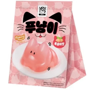 GS Punyangi Pudding Jelly Peach Jiggly Cat 90g