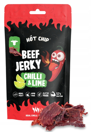 Hot Chip dried beef chili& lime taste 25g