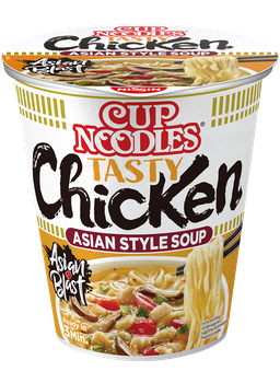 Tasty Chicken Flavour Instant Noodle Soup  63g NISSIN Cup Noodles