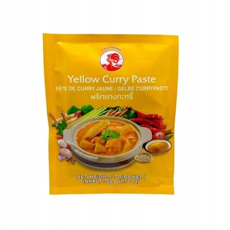 Tajska Pasta curry żółta 50 g COCK