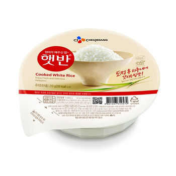Korean Cooked White Rice 210g CJ CHEILJEDANG