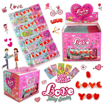 Love Jelly Candy with Stickers 16g PROFISA