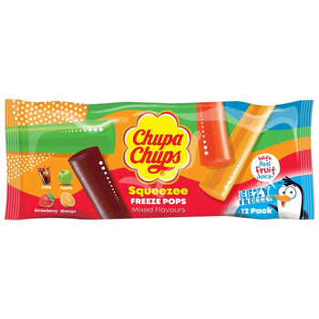 CHUPA CHUPS Fruit Flavour Ice Bar (Frozen at home) 12x45ml