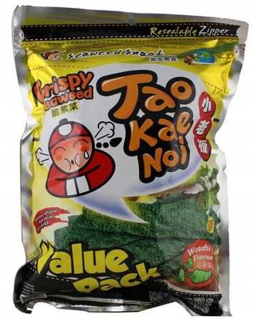 Chipsy z wodorostów Wasabi 59g Tao Kae Noi 