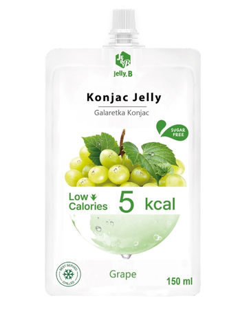 Galaretki Konjac z Winogron Muscat 150ml JELLY.B