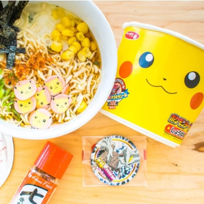 Pokemon Pikachu Noodle Topping, dodatek do zupek 12g MARUMIYA