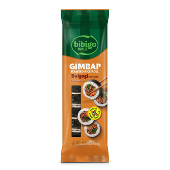 Korean Frozen Vegan Gimbap Bulgogi Flavour 230g BIBIGO