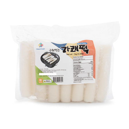 Rice cake stick Garaetteok Frozen 1Kg HANSUNG