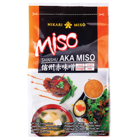 Shinshu Aka Dark Miso Paste 400g HIKARI MISO