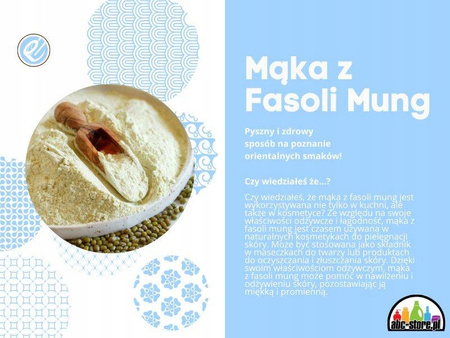 Mąka z Fasoli Mung Bezglutenowa 500G PINE