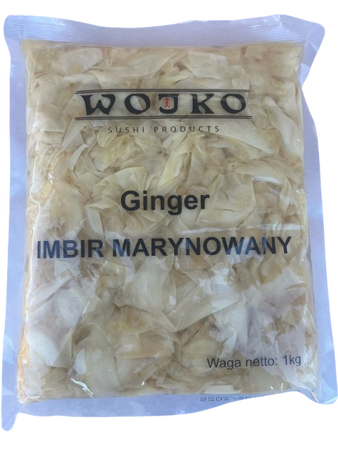 Imbir marynowany biały 1kg WOJKO