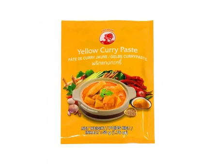 Tajska Pasta curry żółta 50 g COCK