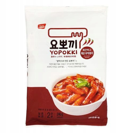 [Przyterminowany] Yopokki Hot & Spicy Kluski Ryżowe 240g YOUNG POONG