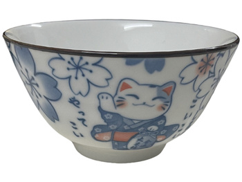 Ceramic Bowl with decorations Cat 11.5 cm 1 pc.