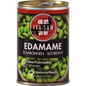 Cooked Edamame Beans Peeled Canned 400g ITA-SAN