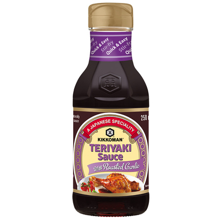 KIKKOMAN sos teriyaki roasted garlic 250ml